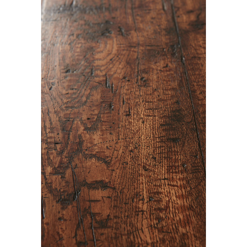 Victory Oak 64'' Six-Legged Console Table with Storage by Lord Spencer