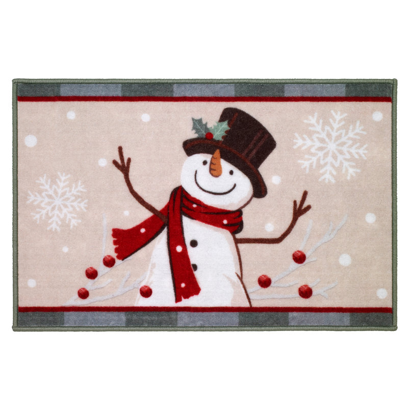 Brightbill Cotton Non-Slip Bath Rug
