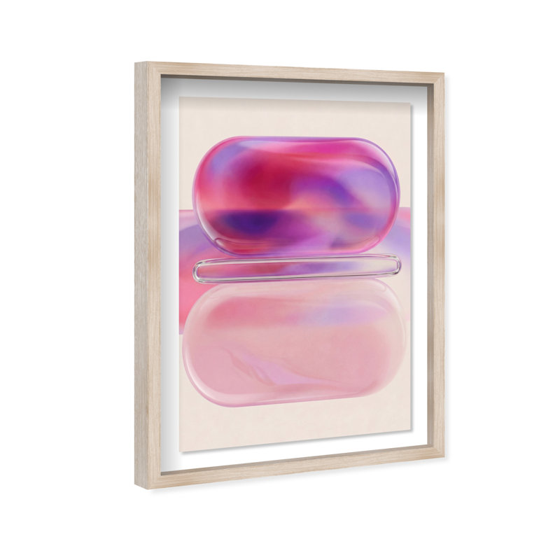 Balanced Harmony Print by Oliver Gal, 31.5"H x 21.5"W, Natural Oak Shadowbox