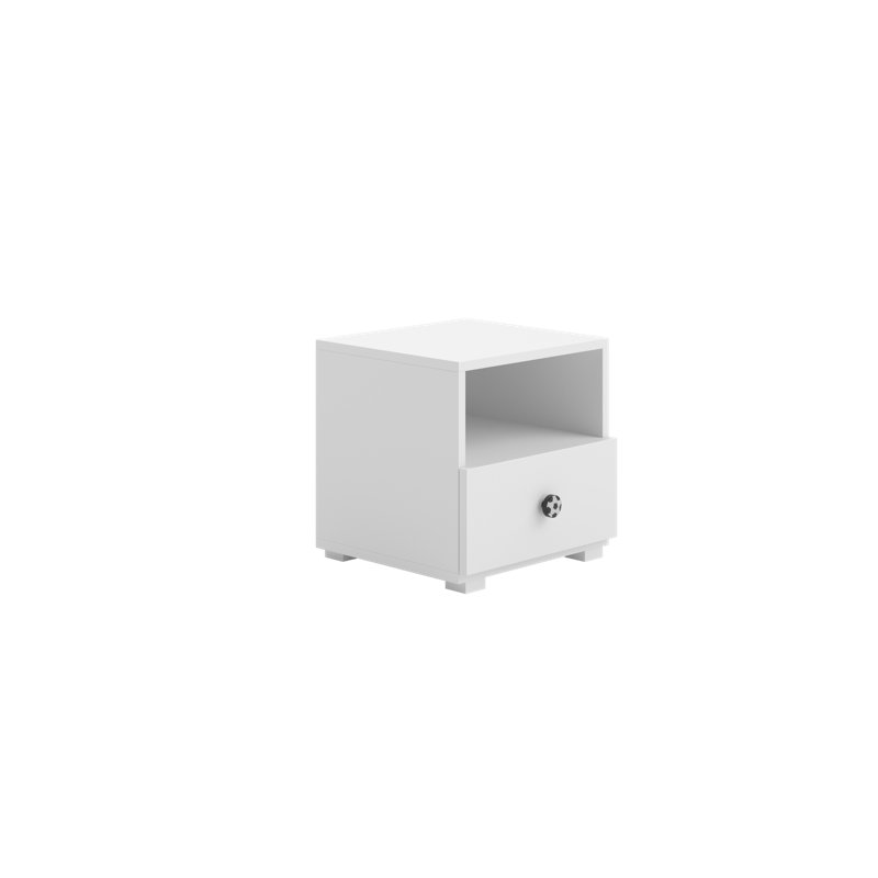 40cm W Manufactured Wood Bedside Table