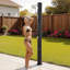 10.6 Gal Solar Heated Shower, 6.7ft Showerhead Height Outdoor Shower, with Handheld & Foot Faucet, Hot & Cold Water Adjustment, Freestanding for Backyard Poolside Beach Pool, Black