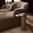 Raz End Table-Grey Layered Marble