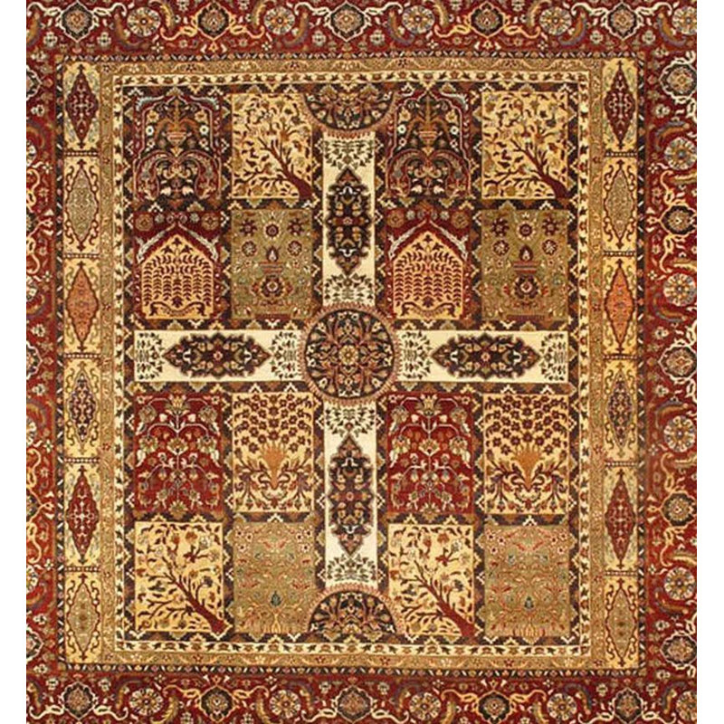 Sithal Oriental Area Rug in Brown