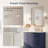 Bathroom Mirror with 1.2" Thick Aluminum Alloy Frame,Wall Mirror with Tempered Glass,Accent Mirror for Entryway,Dining Room,Bedroom-641160433-641160432