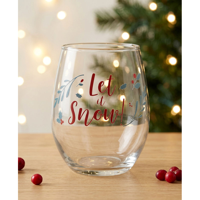Stemless Wine Glass Set