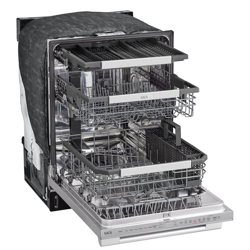 Quadwash Pro Powersteam Stainless Steel Dishwasher