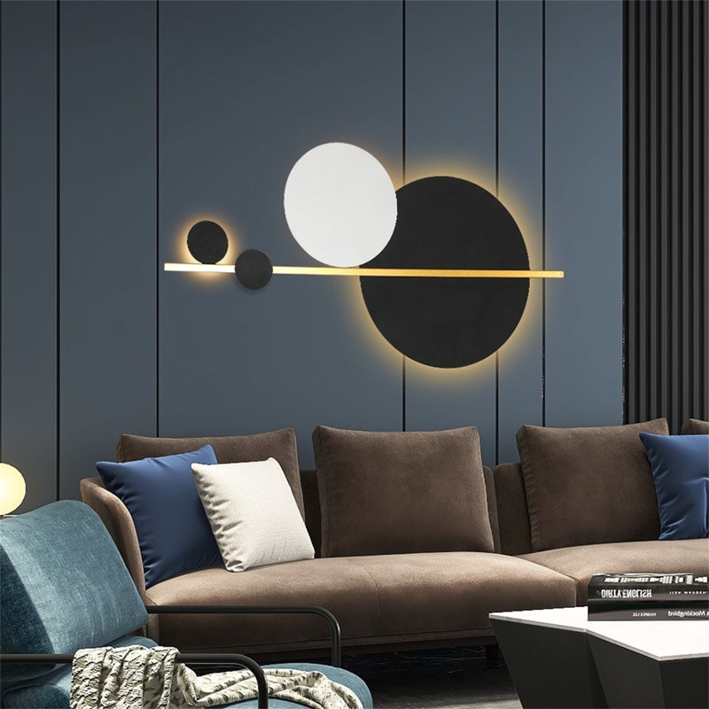 Aftinia LED Wallchiere, Black