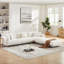 Chris 316.2Cm Round Arms Modular Sofa