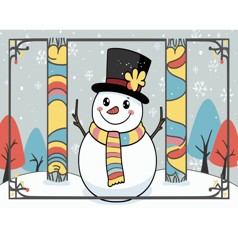 Tapis vacances de Noël The Holiday Aisle®, Rectangulaire 8 pi x 12 pi