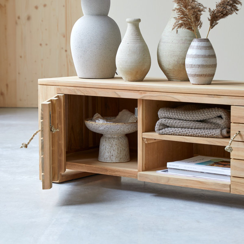 Minimalys Media Console, 15.75"H x 53.15"L x 15.75"W