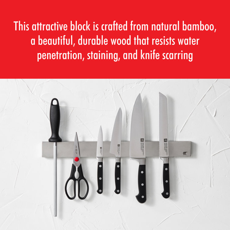 Zwilling Pro 10-Piece Knife Block Set Bamboo