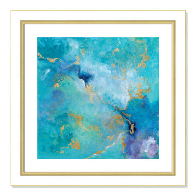 Golden Edge " Golden Edge I " Painting Print
