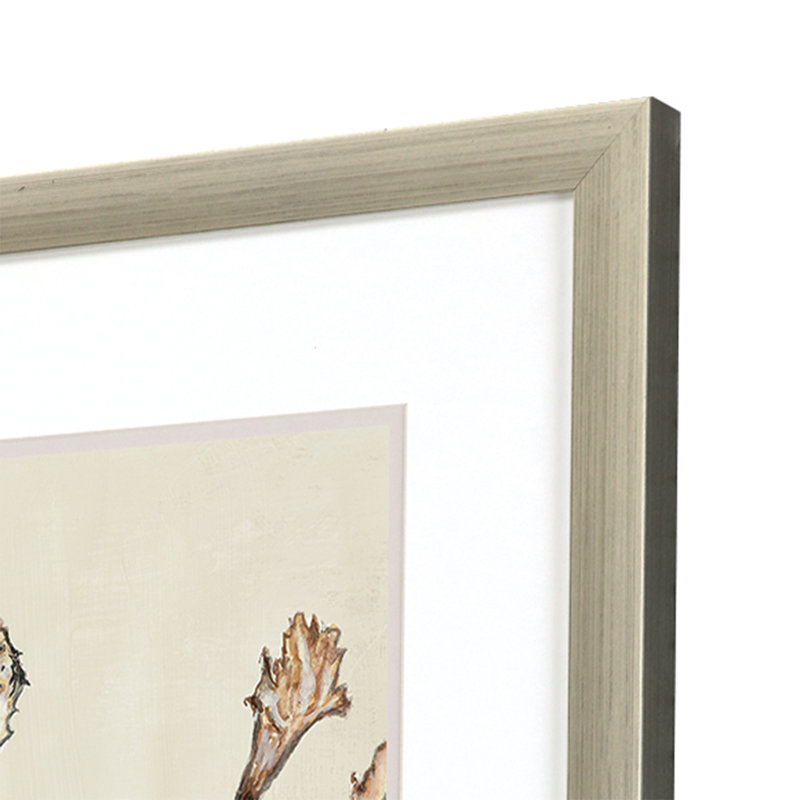 Silver Framed Cactus Landscape Print by Hatfiled