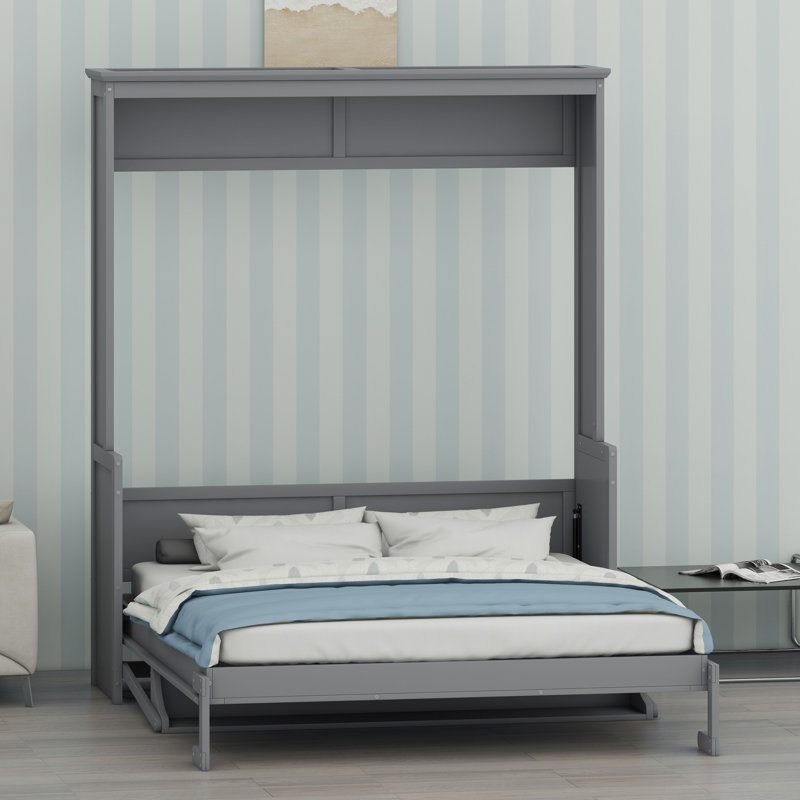 Space-Saving Murphy Bed, Gray