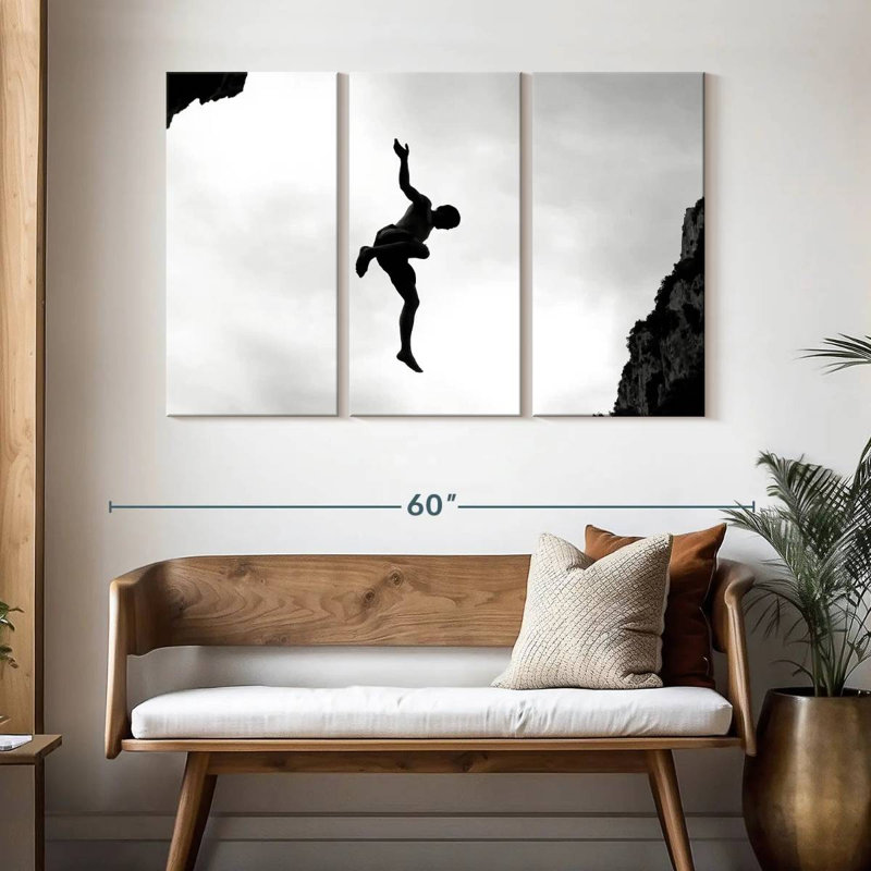 Sireci Extreme Climbing Fall, 32" H x 50" W