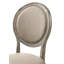 Chaise d'appoint en tissu (ensemble de 2)