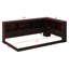 Dempster Wood Twin Size Daybed with Storage Cabinets-1328762395