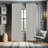 Semi-Sheer Rod Pocket Curtain Panels-45082397