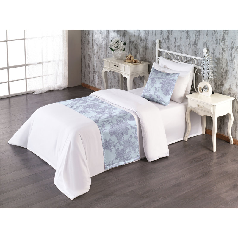 Ensemble de chemin de lit Ambesonne Flowers Boho Hippie, Lit simple