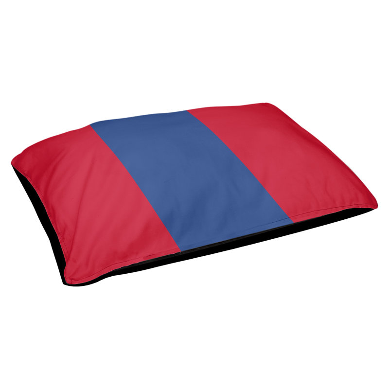 Oreiller Oklahoma, Large (40" W x 30" D x 14" H), Rouge / bleu royal / rouge