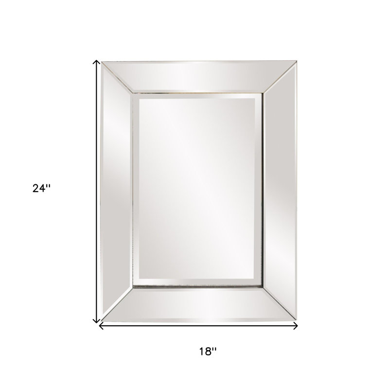 Miroir d'appoint Burriss, 24 po x 18 po