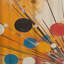 Rideau optique obscurcissant coloré Mid Century Century - 1 panneau coloré-107832193