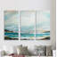 Seaside view III-reproduction d’art sur toile tendue 3 pièces-514595826