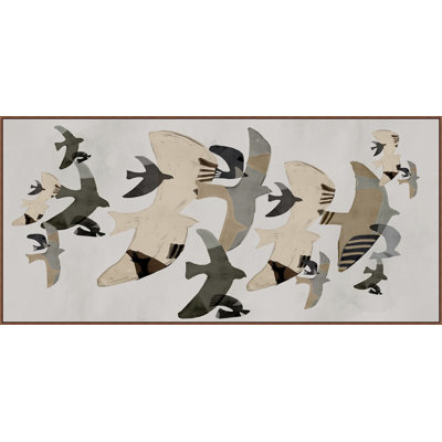 Dawn Flock Print by Nathan Turner