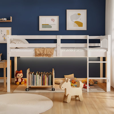 Single Half-Height Full Toddler Bed