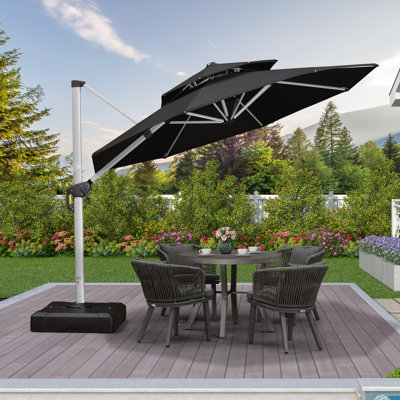 Burgue  11FT/13FT Round Cantilever Umbrella