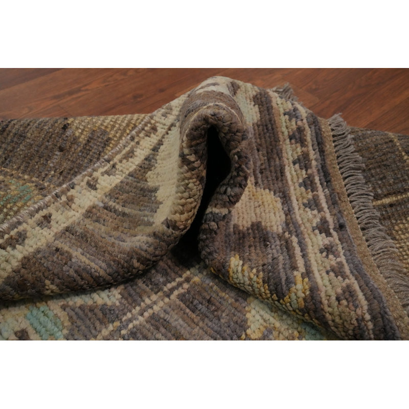 Tapis de couloir gris Oushak