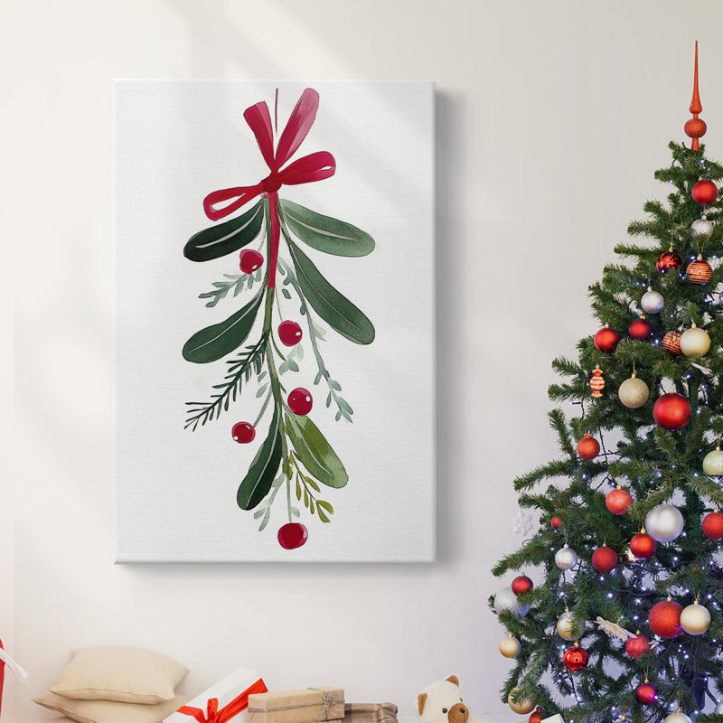 Art des Fêtes de Noël - Toile tendue avec châssis, H 24 po x l 16 po