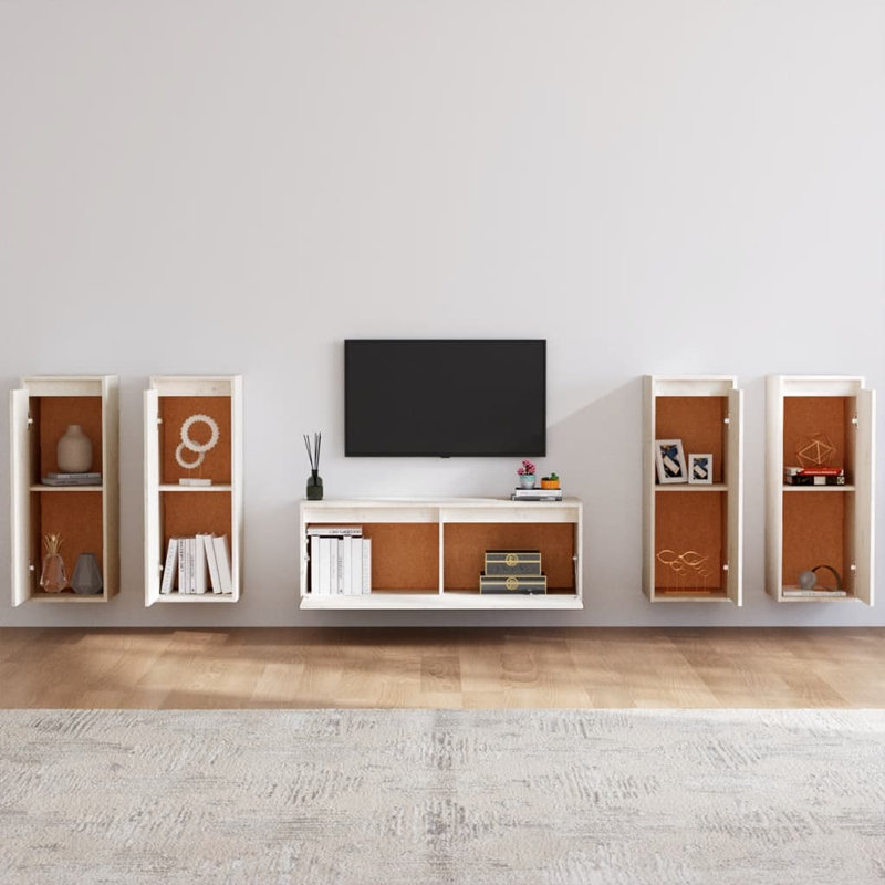 Gerlac Unfinished Entertainment Centre, White