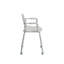 White Modular Adjustable Shower Stool