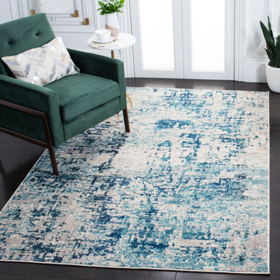 Tapis gris / bleu Gammage