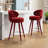 Bahena 360° Swivel Bar Stools, Upholstered 27.95'' Counter Stool (Set of 2)-866033012