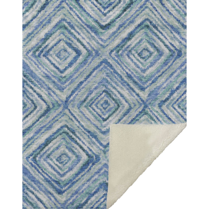 Jeté Sherpa ASB780, Bleu
