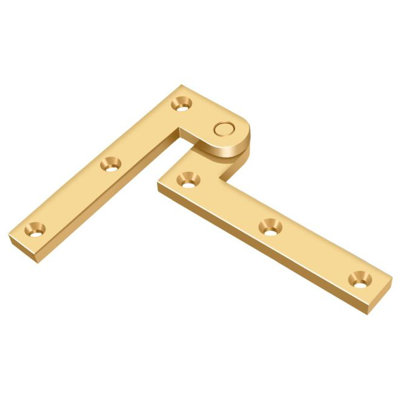 Charnière Deltana PH35CR003 3-7 / 8 "x 5/8" x 1-5 / 8 "en PVD laiton poli