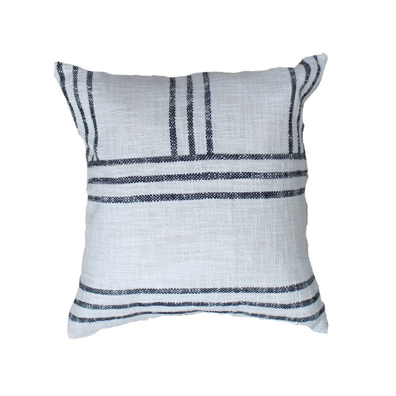 Housse de coussin décoratif en coton 18 "X18" Nautic