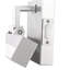 Meuble-lavabo 1 lumière Briden en chrome-776451043
