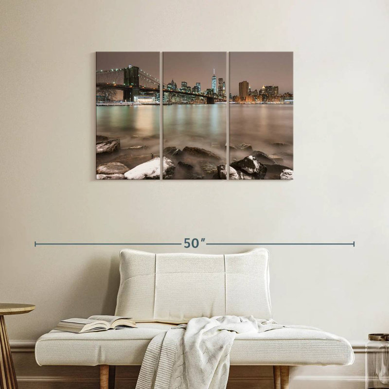 Sebbie Winter Brooklyn Bridge, 24" H x 38" W