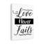 Love Never Fails - Wrapped Canvas Print-113479455