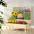 Rustic Wooden Planters With Trellis, Spacious Raised Garden Bed