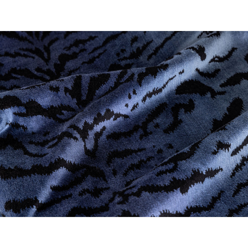TIGRE - SOIE, Bleu et noir