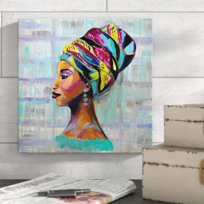 Fierce 1 Piece Wrapped Canvas Painting