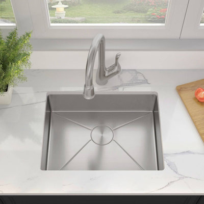 27'' L Single Bowl Stainless Steel Kitchen Sink