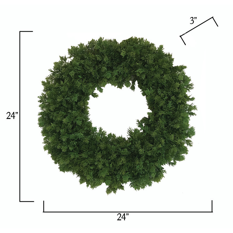 Couronne de cyprès 24 po