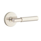 Myles Flat Passage (Hall & Closet) Door Lever with Round Rosette
