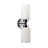 Scandinavian Style Wall Lamp, Silver | Iron Body with Glass Cap, 16.5 x 17.0 inches | Base Plate: 4.7 inches Diameter, 1.2 inches Height | 2 x E27 Socket, Max 40W | Elegant & Functional Lighting for Modern Interiors
