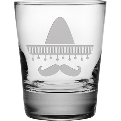 Sombrero 13.25oz. Whiskey Glass Set